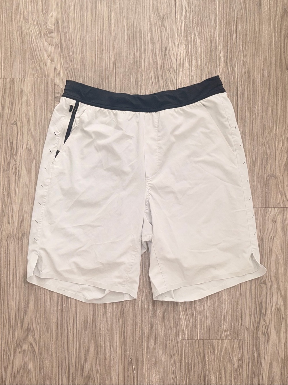 Ten Thousand The Interval Shorts 9” Inseam Lined Light Gray Mens L Athletic